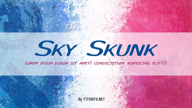 Sky Skunk example